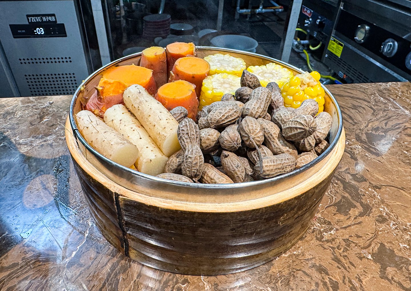 施锦记蒸菜类:杂粮合蒸