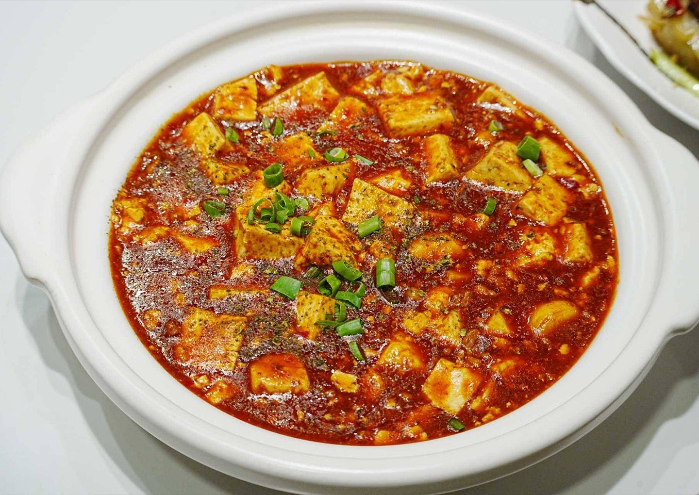 施锦记热菜类:麻婆豆腐