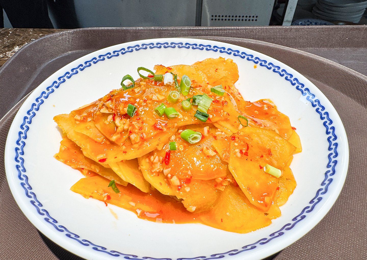 施锦记青菜类:酸辣土豆片